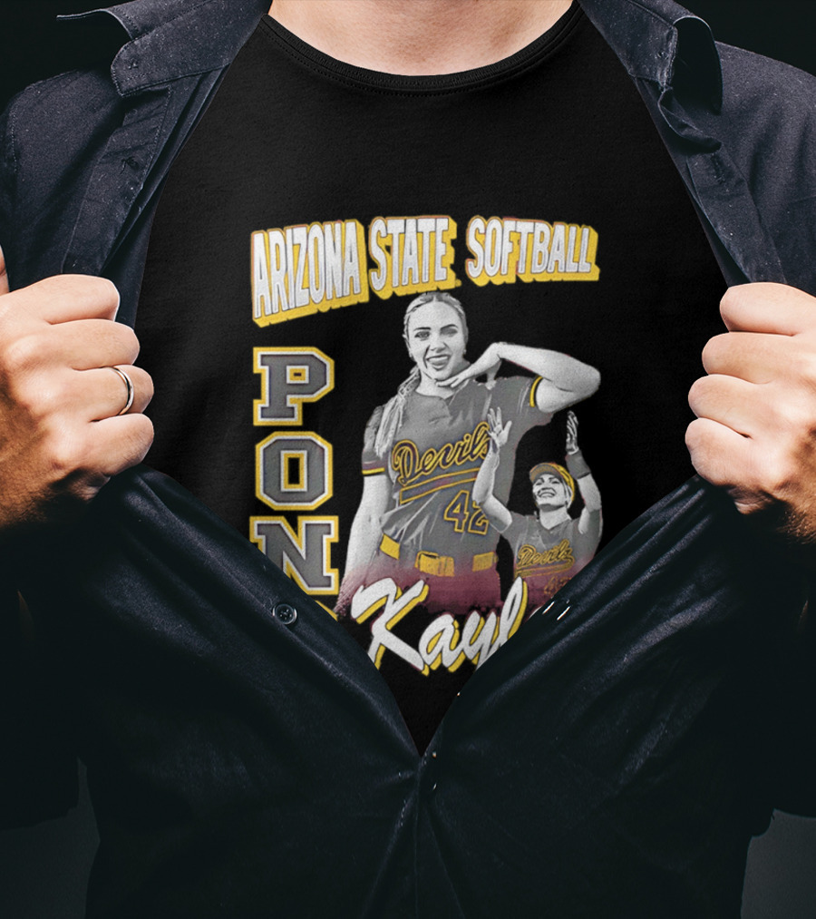 Arizona State Softball Kaylee Pond Devils 42 T-Shirt