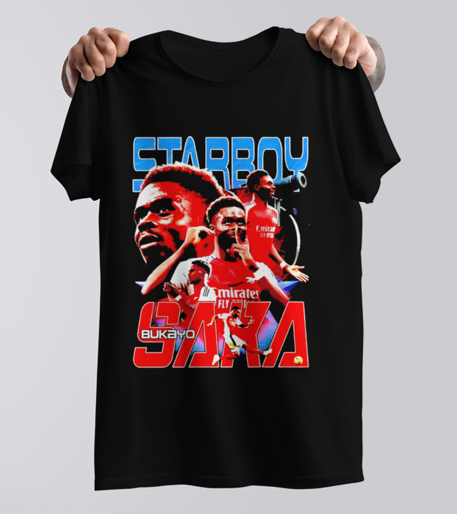 Starboy Bukayo Saka Arsenal Emirates Fly Player T-Shirt
