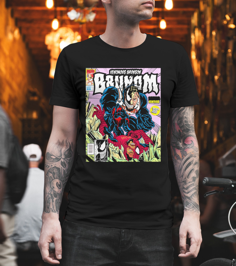 Venomous Brunson Lethal Protector Comic Cover New York Knicks T-Shirt