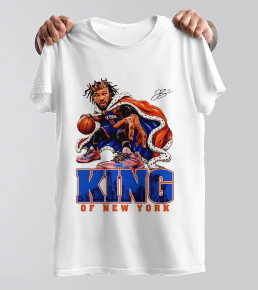 Jalen Brunson 2026 King Of New York Knicks NBA Basketball T-Shirt