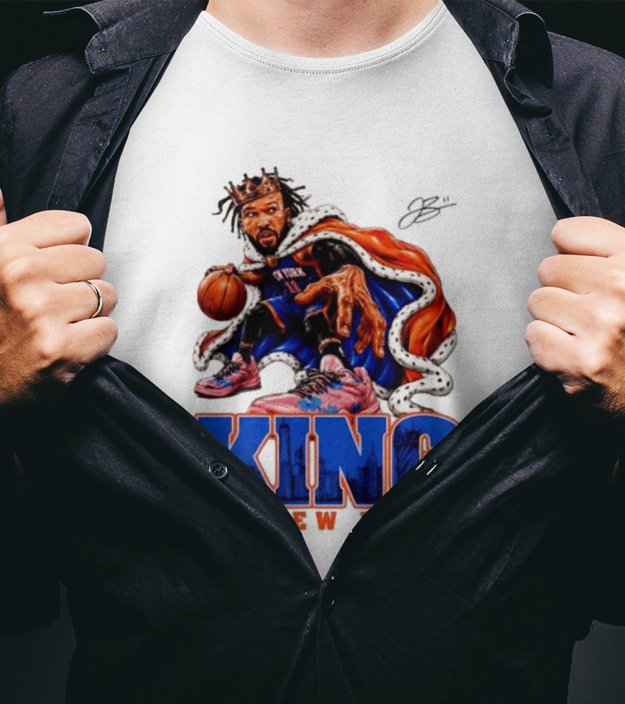 Jalen Brunson 2026 King Of New York Knicks NBA Basketball T-Shirt