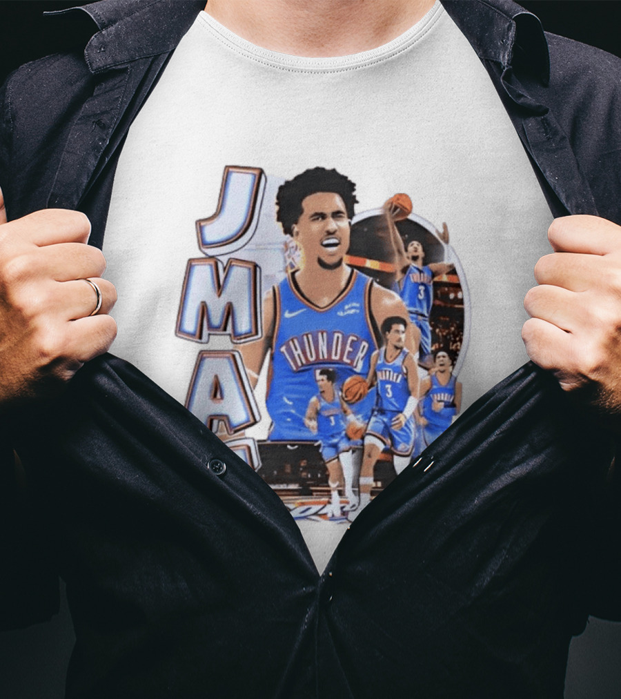 Jared McCain J MAC Oklahoma City Thunder NBA T-Shirt