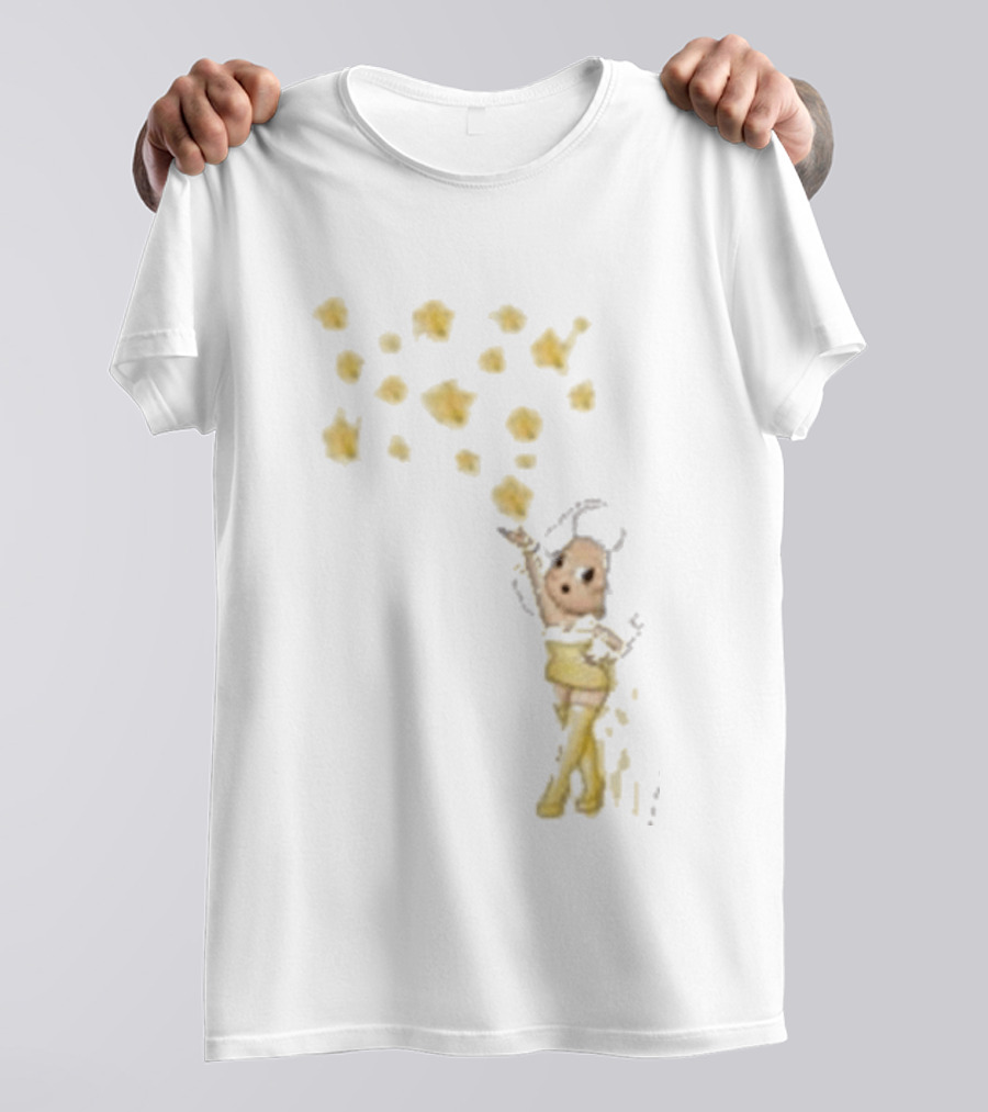 Mainfactor Xoxo Your All Star Cheerful Character With Yellow Confetti T-Shirt