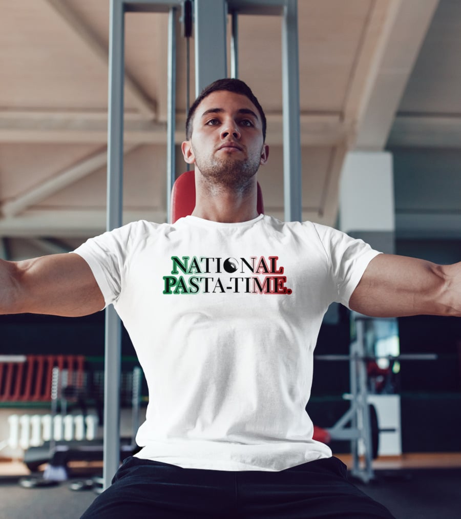National Pasta Time Italy Flag T-Shirt