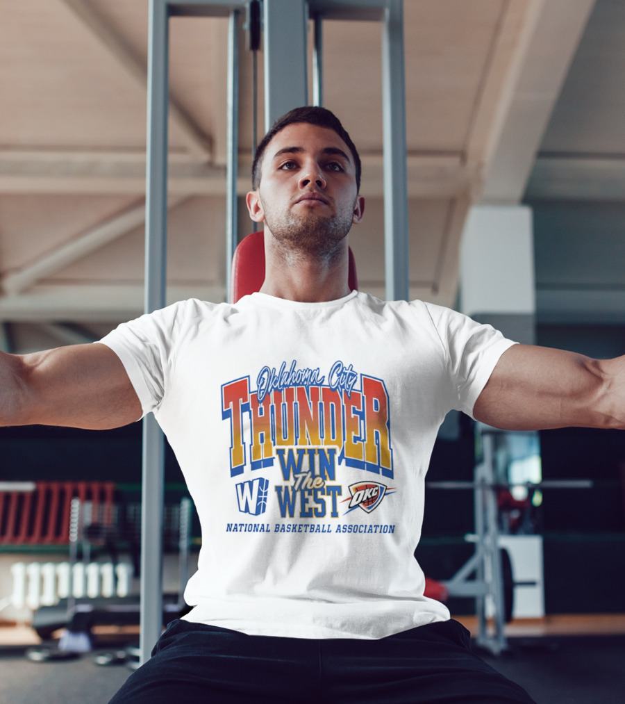 Oklahoma City Thunder Win The West NBA Basketball National Basketball Association OKC T-Shirt