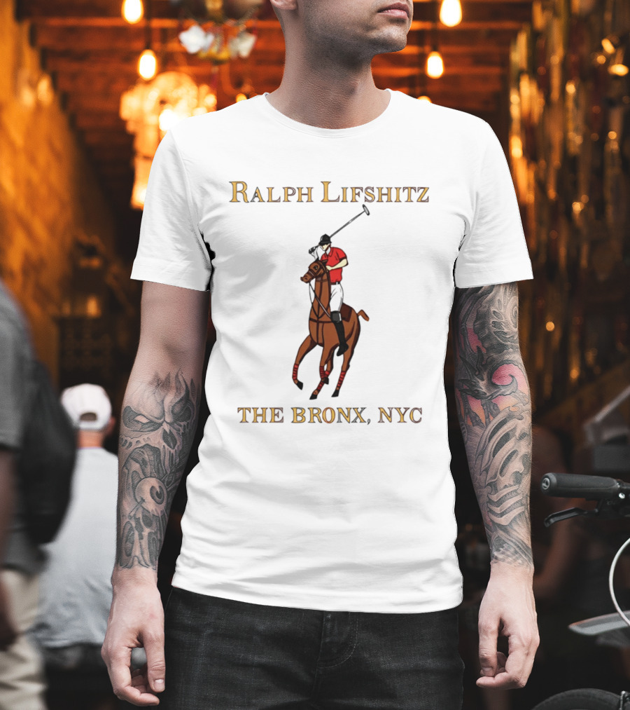 Ralph Lifshitz Big Pony The Bronx NYC Polo Rider T-Shirt