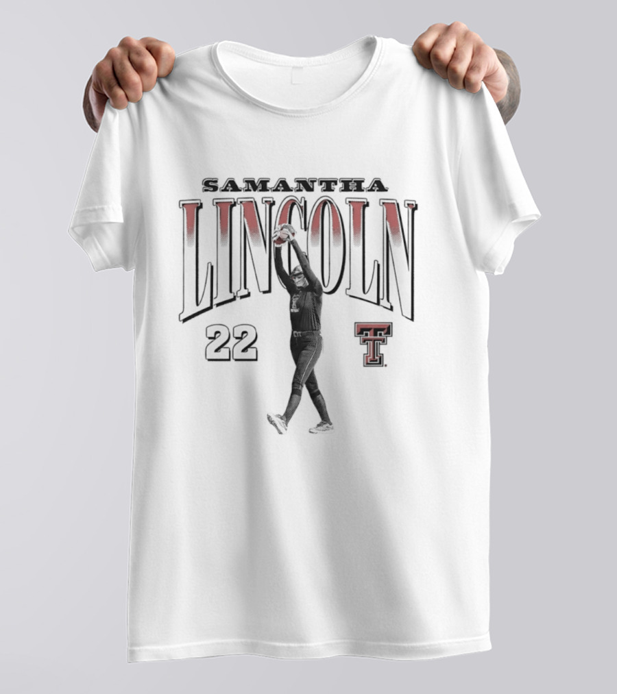 Samantha Lincoln 22 Texas Tech Softball T T-Shirt
