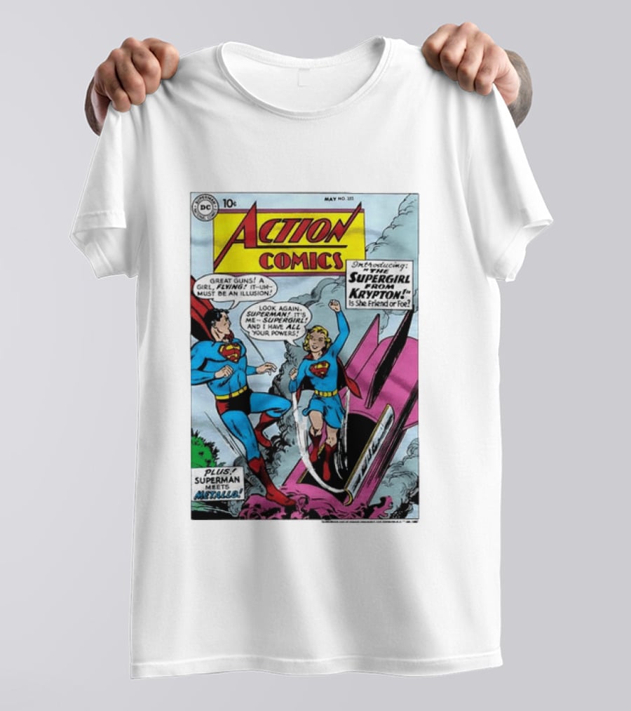 Action Comics 252 Superman Meets Supergirl From Krypton DC Comics 1959 T-Shirt