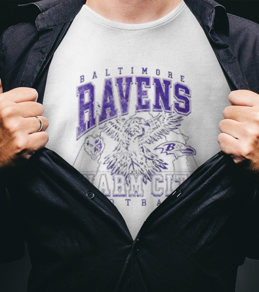 Baltimore Ravens Charm City Football Ravens T-Shirt
