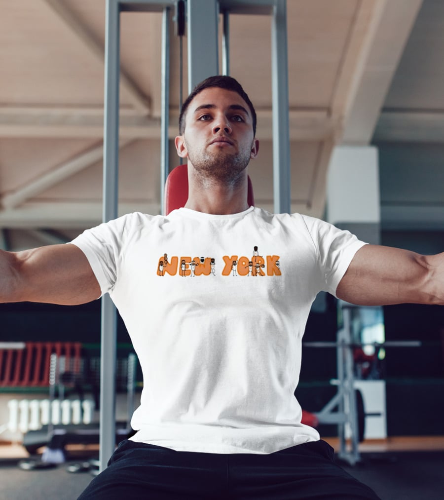 New York Knicks NBA Basketball Characters Team Spirit T-Shirt