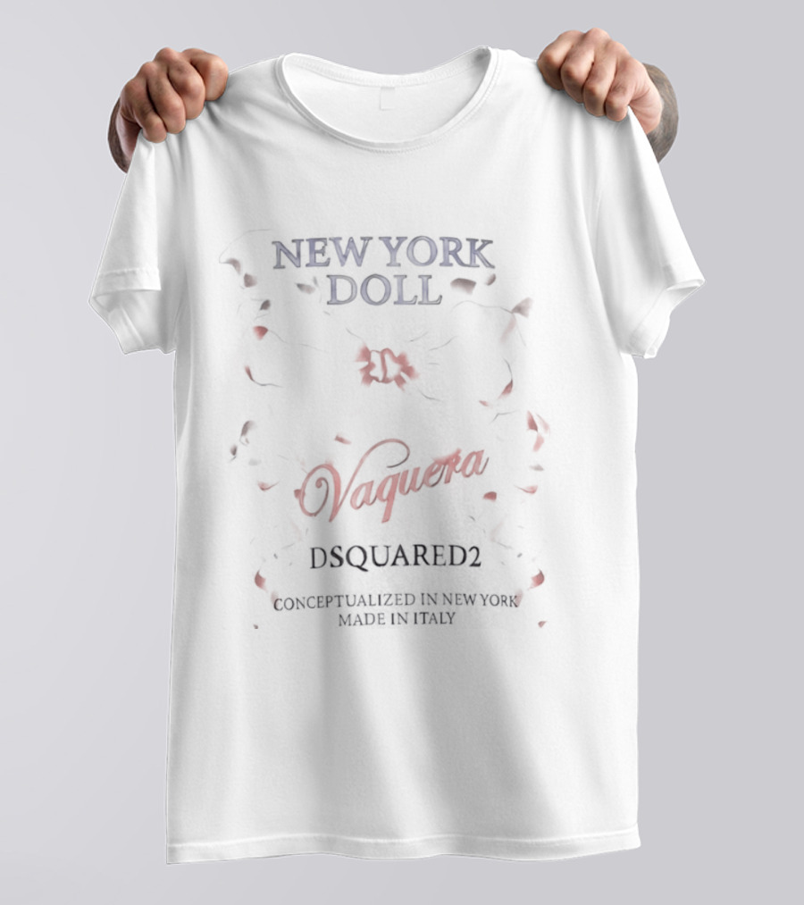 New York Doll Vaquera Dsquared2 Conceptualized Made In Italy T-Shirt