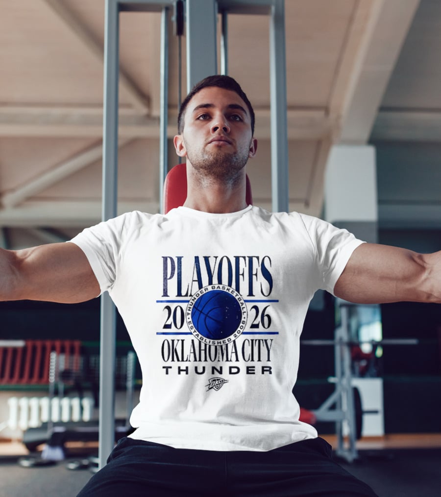 Oklahoma City Thunder Playoffs 2026 Loud City Basketball T-Shirt