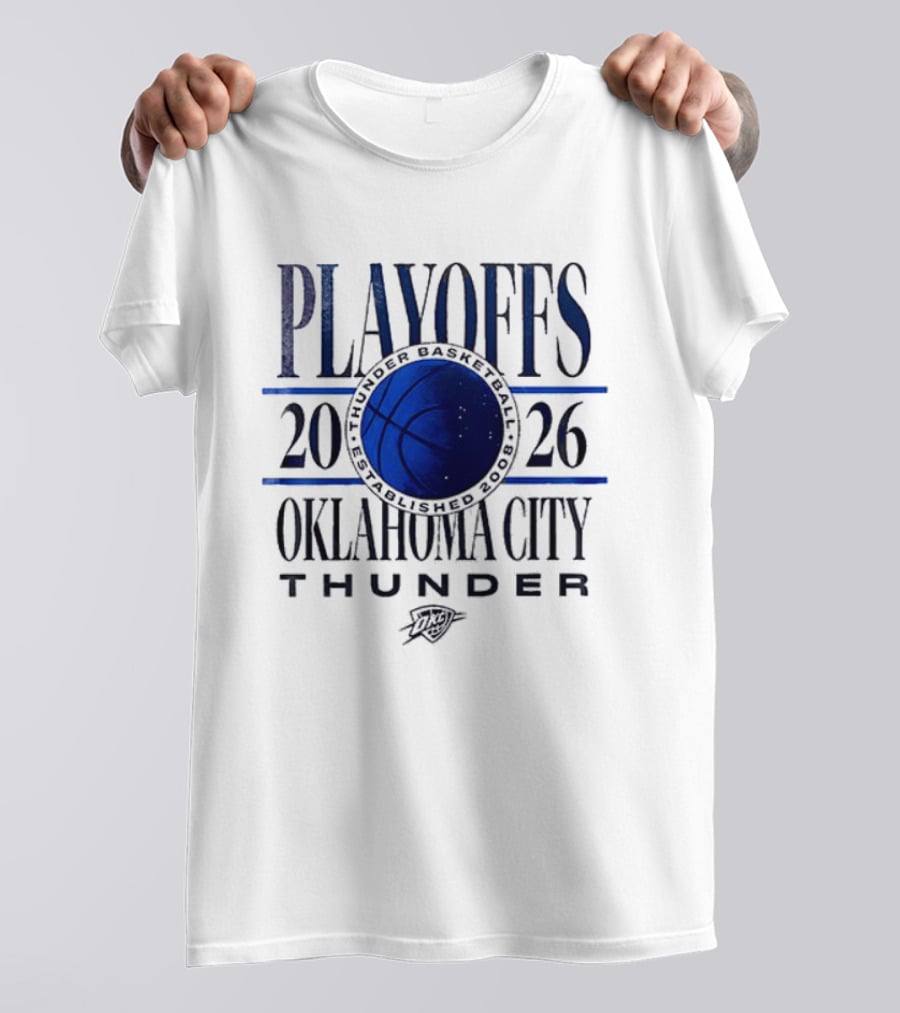 Oklahoma City Thunder Playoffs 2026 Loud City Basketball T-Shirt
