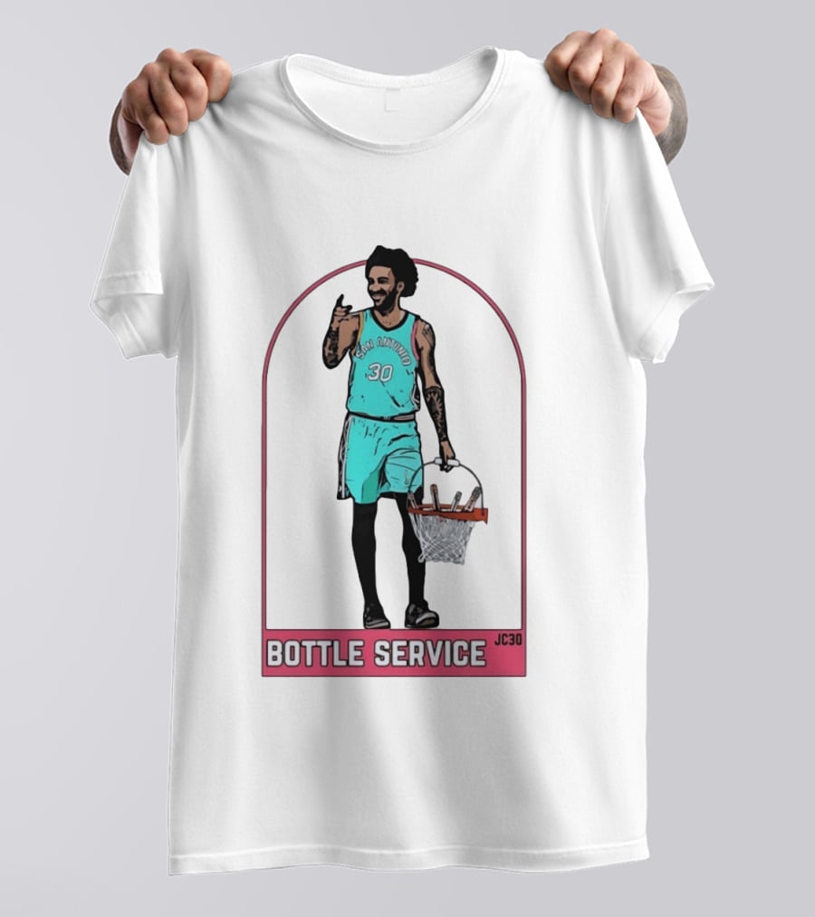 San Antonio Jeremy Sochan Bottle Service JC30 T-Shirt