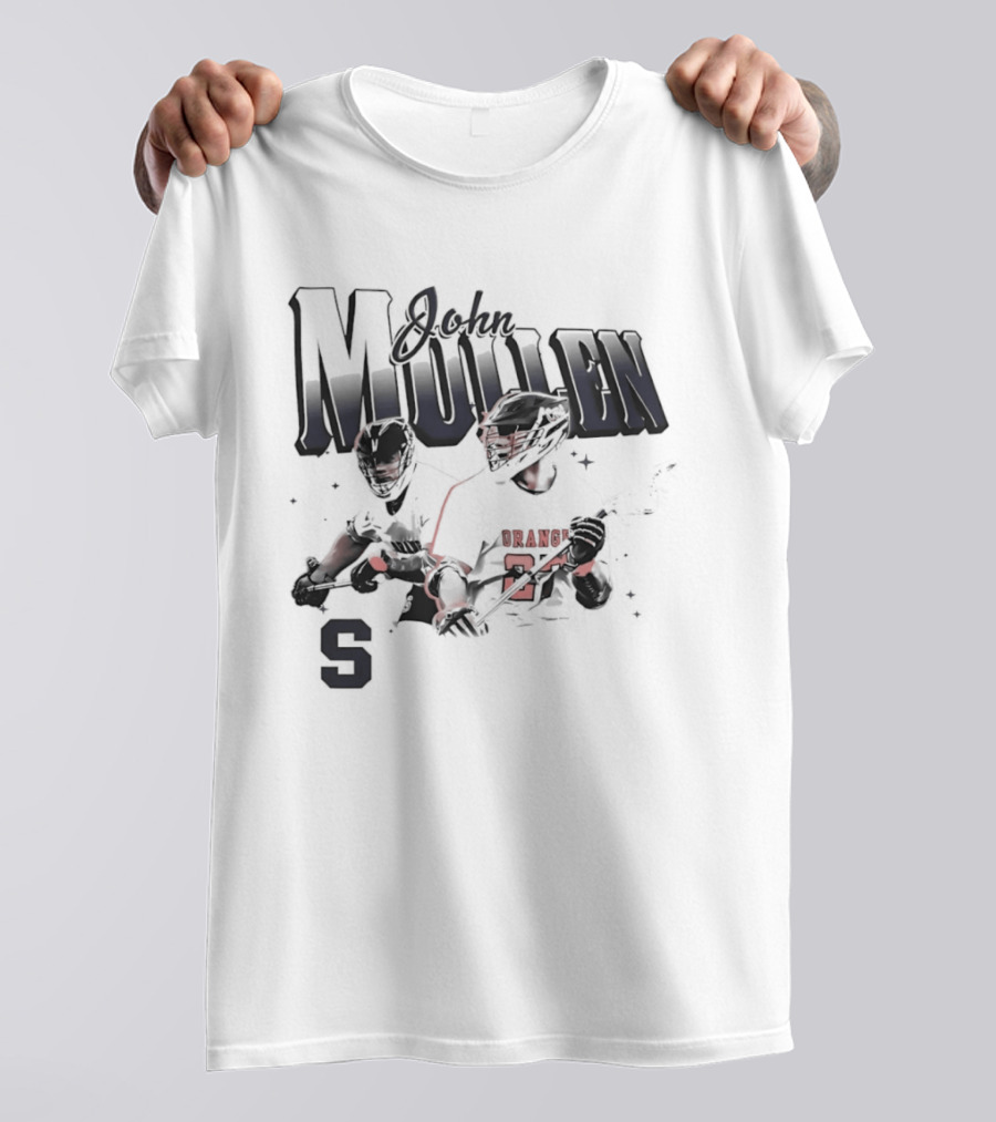 John Mullen Syracuse Orange Lacrosse Number 22 T-Shirt