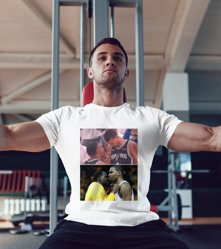 Wemby Keldon Johnson Spurs Draymond Meme Recreation T-Shirt