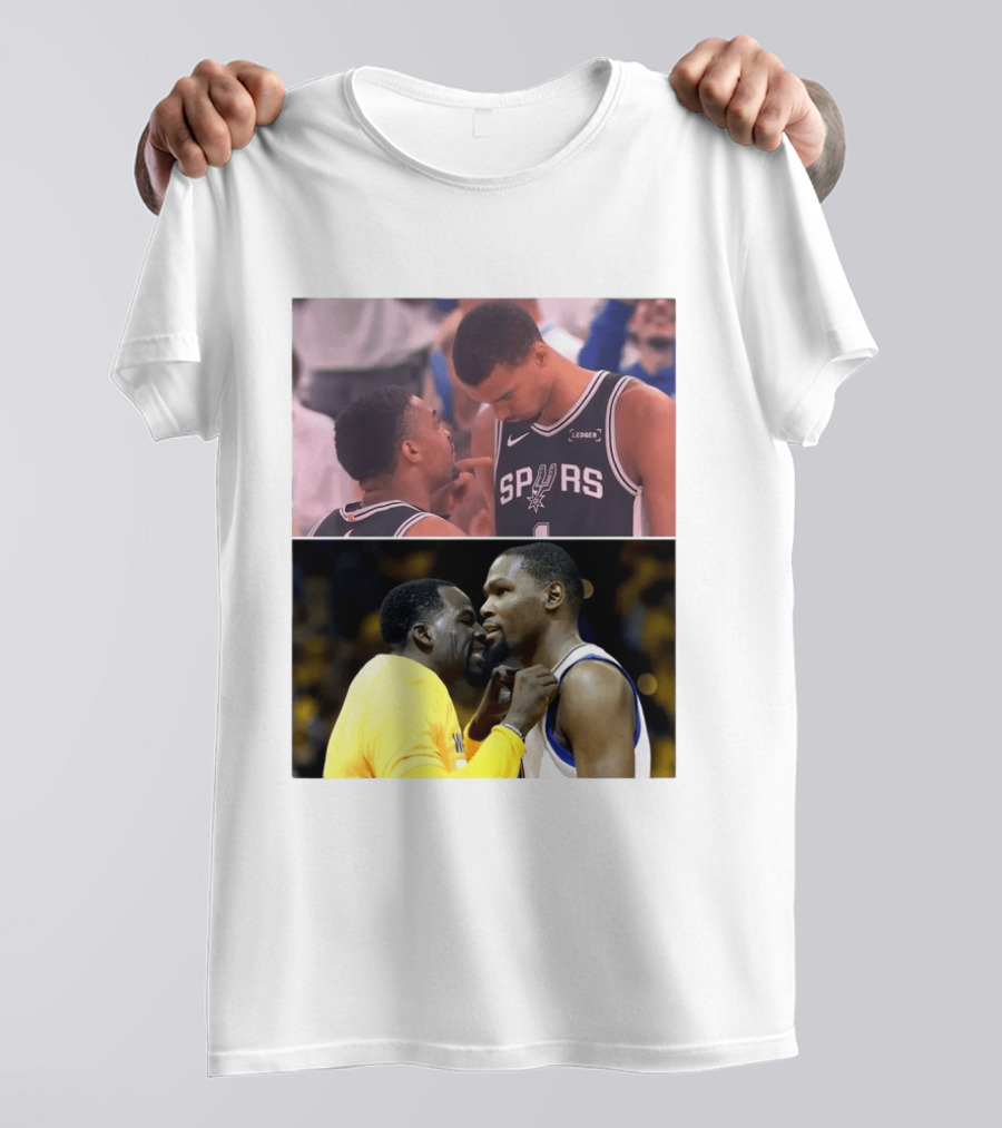 Wemby Keldon Johnson Spurs Draymond Meme Recreation T-Shirt