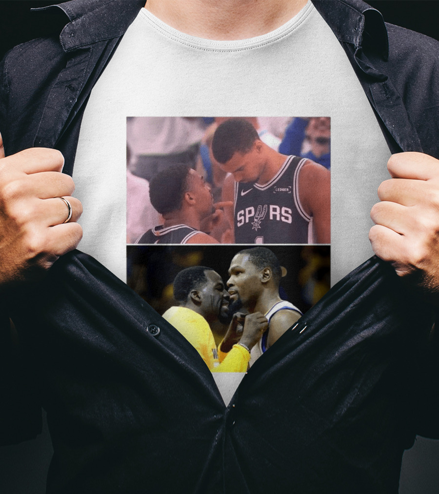 Wemby Keldon Johnson Spurs Draymond Meme Recreation T-Shirt
