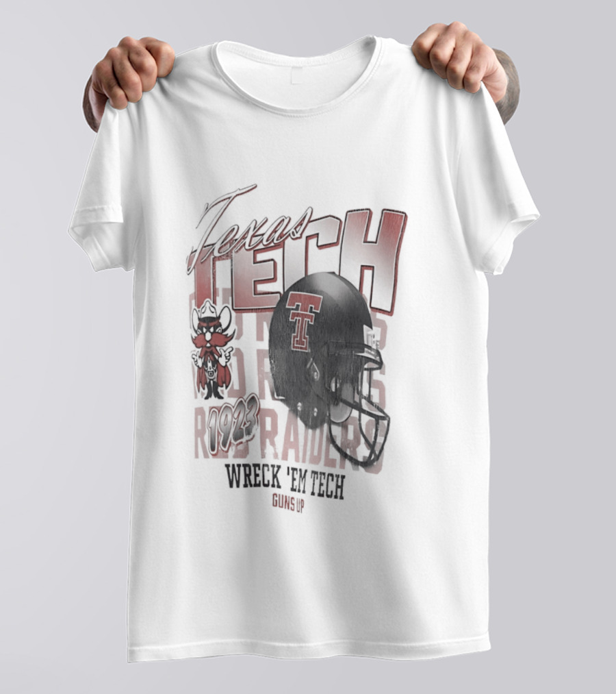 Texas Tech Red Raiders Raider Red Wreck Em Tech Since 1923 T-Shirt