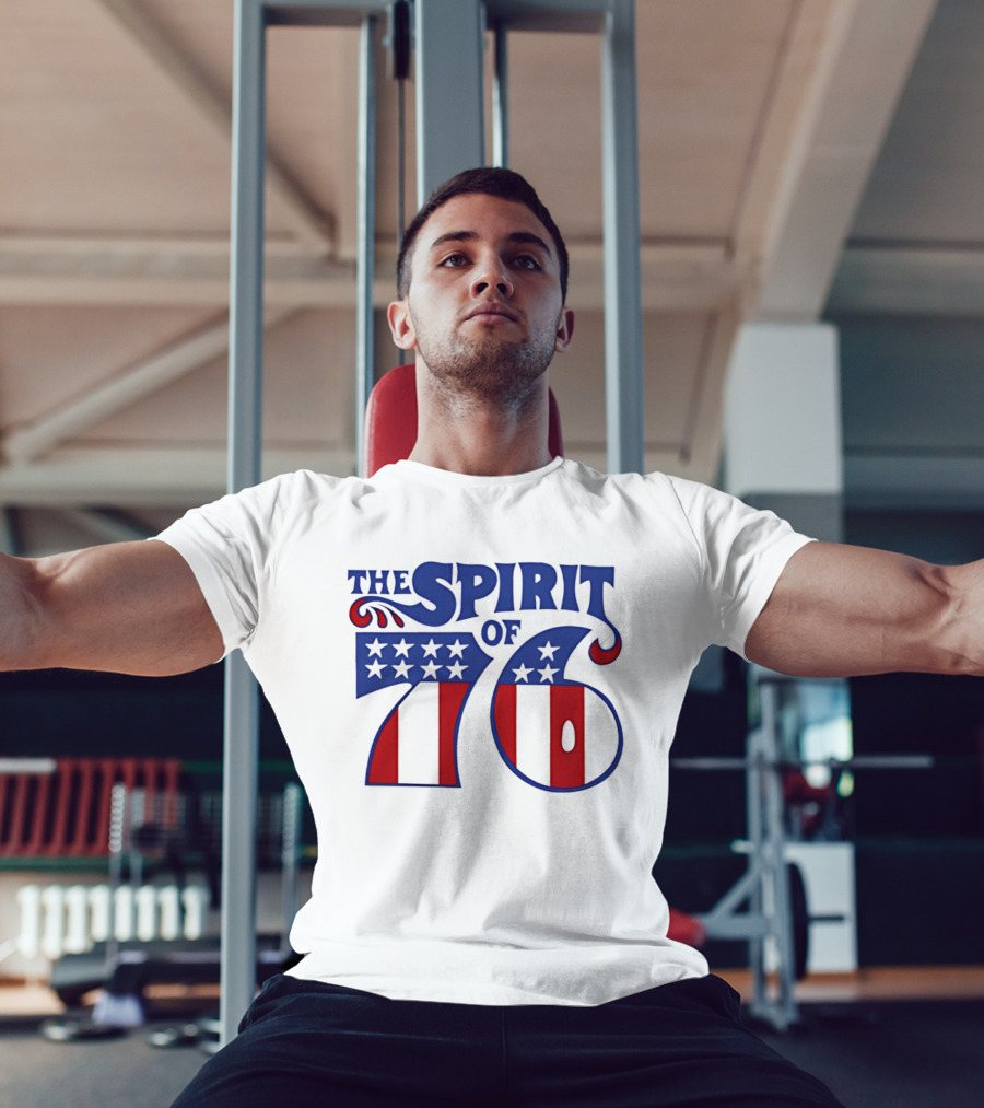 The Spirit Of 76 Patriotic Stars And Stripes T-Shirt