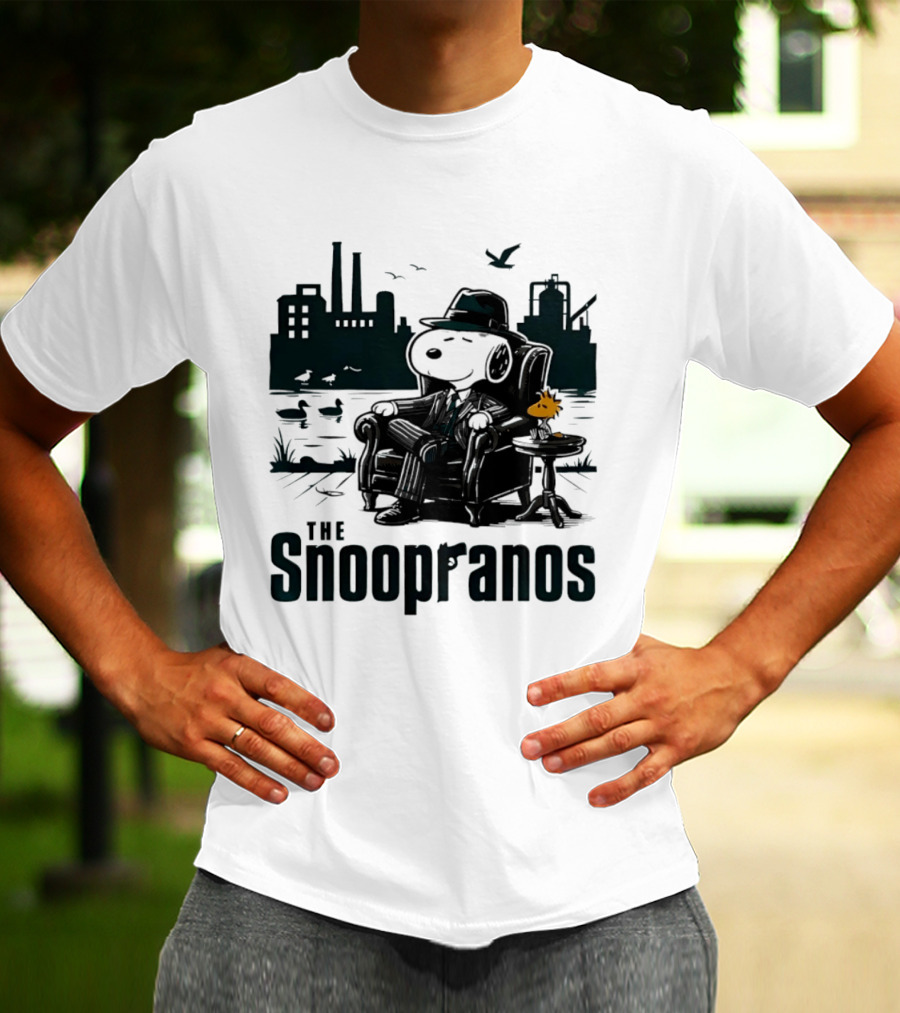 The Snoopranos Snoopy Woodstock Peanuts Mafia T-Shirt