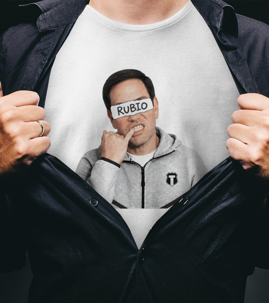 Rubio Parody Finger Gesture T-Shirt