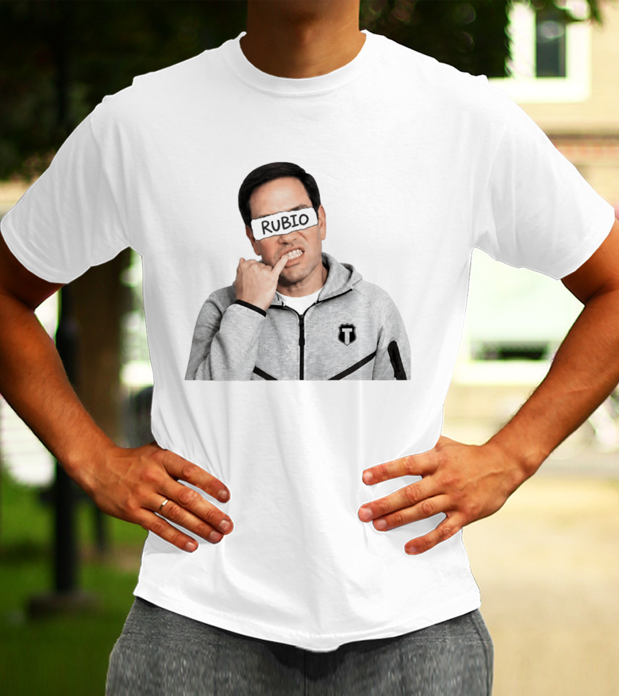 Rubio Parody Finger Gesture T-Shirt