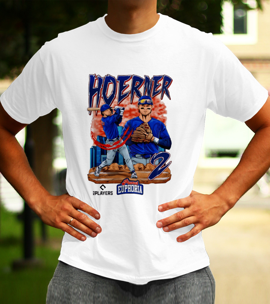 Nico Hoerner Chicago Cubs Euphoria The Players 2 Major League Baseball T-Shirt
