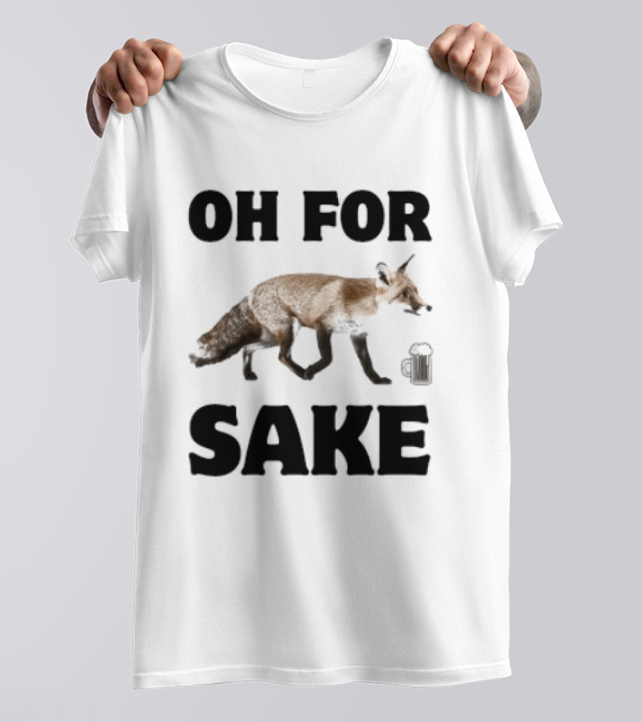 Oh For Fox Sake With Coffee Cup T-Shirt