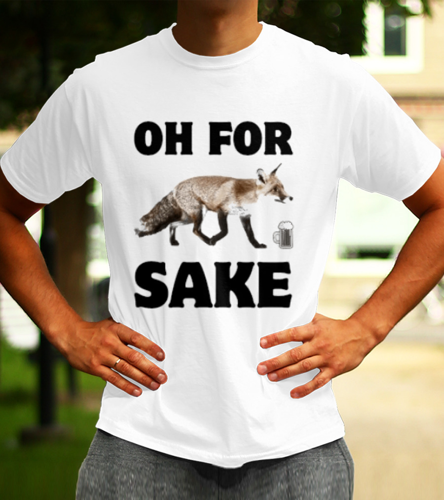 Oh For Fox Sake With Coffee Cup T-Shirt