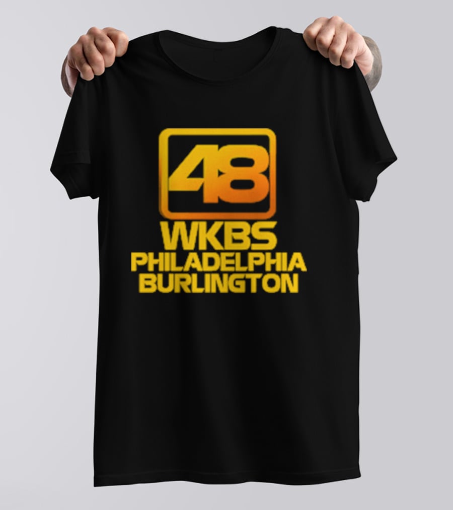 48 WKBS Philadelphia Burlington Vintage Television Broadcast T-Shirt