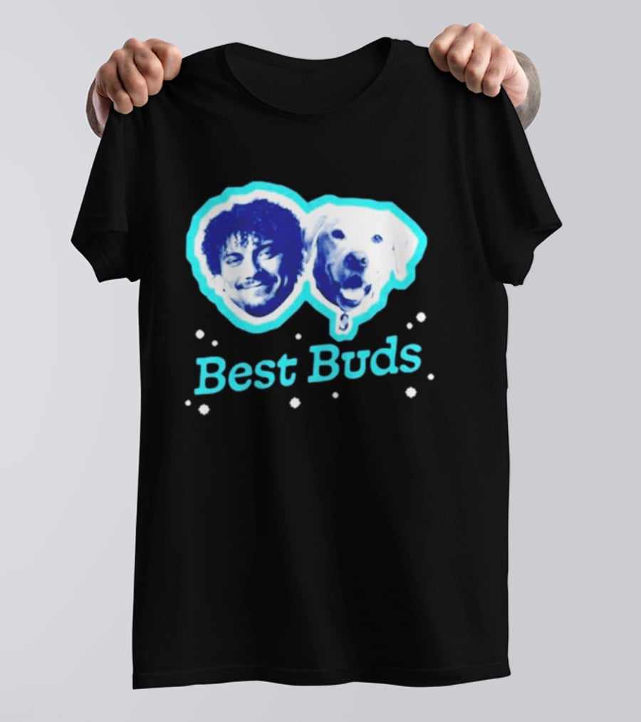 Best Buds Human And Dog Friendship T-Shirt