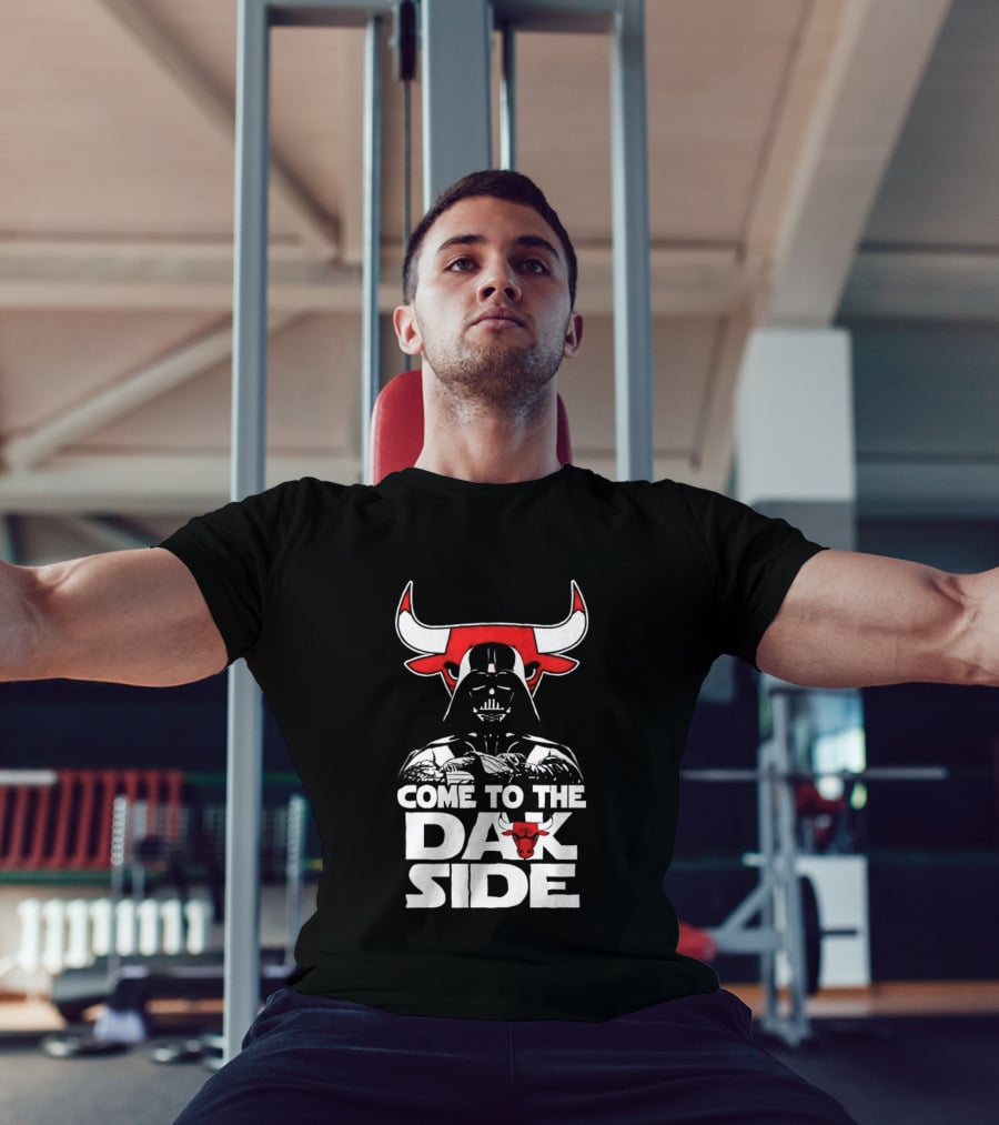 Come To The Dark Side Darth Vader Chicago Bulls Star Wars T-Shirt