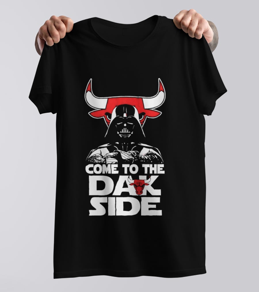 Come To The Dark Side Darth Vader Chicago Bulls Star Wars T-Shirt