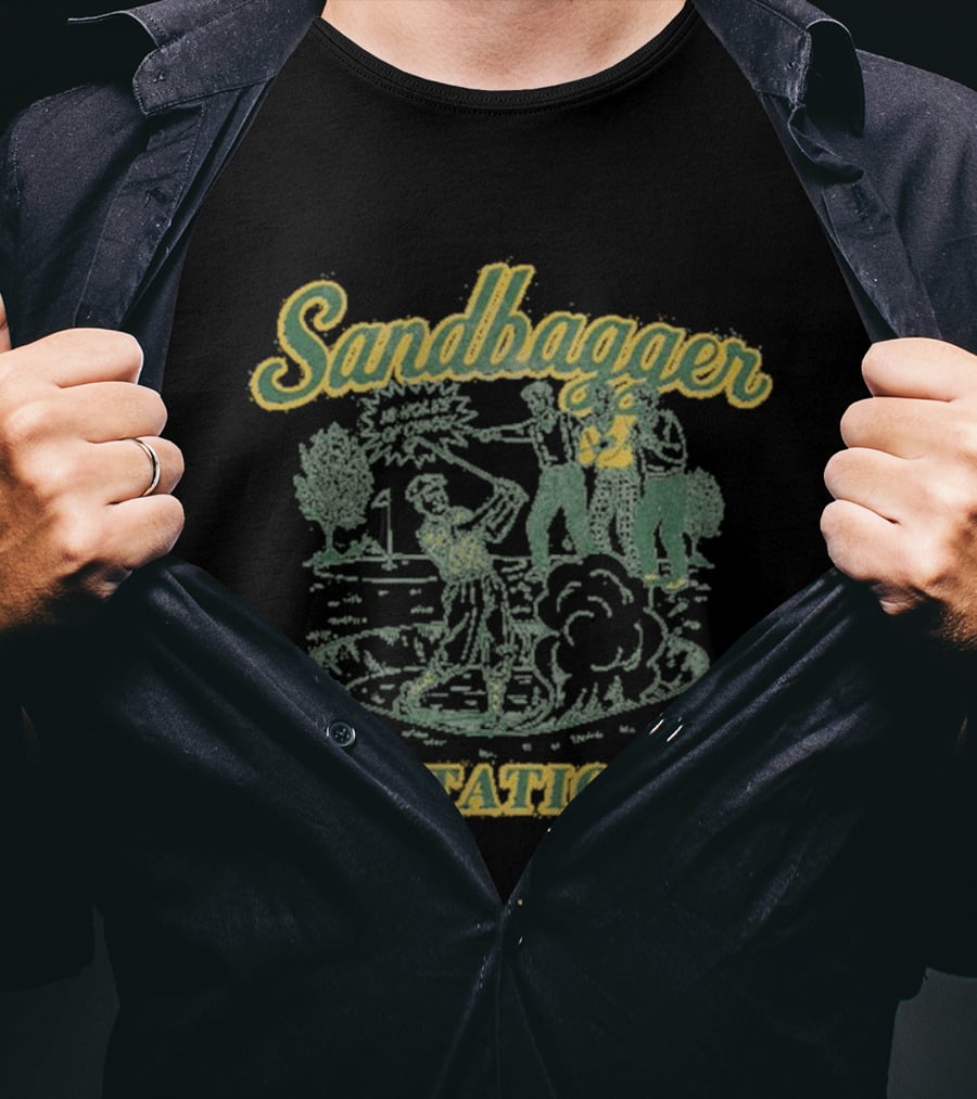 Sandbagger Invitational Golf Scene T-Shirt