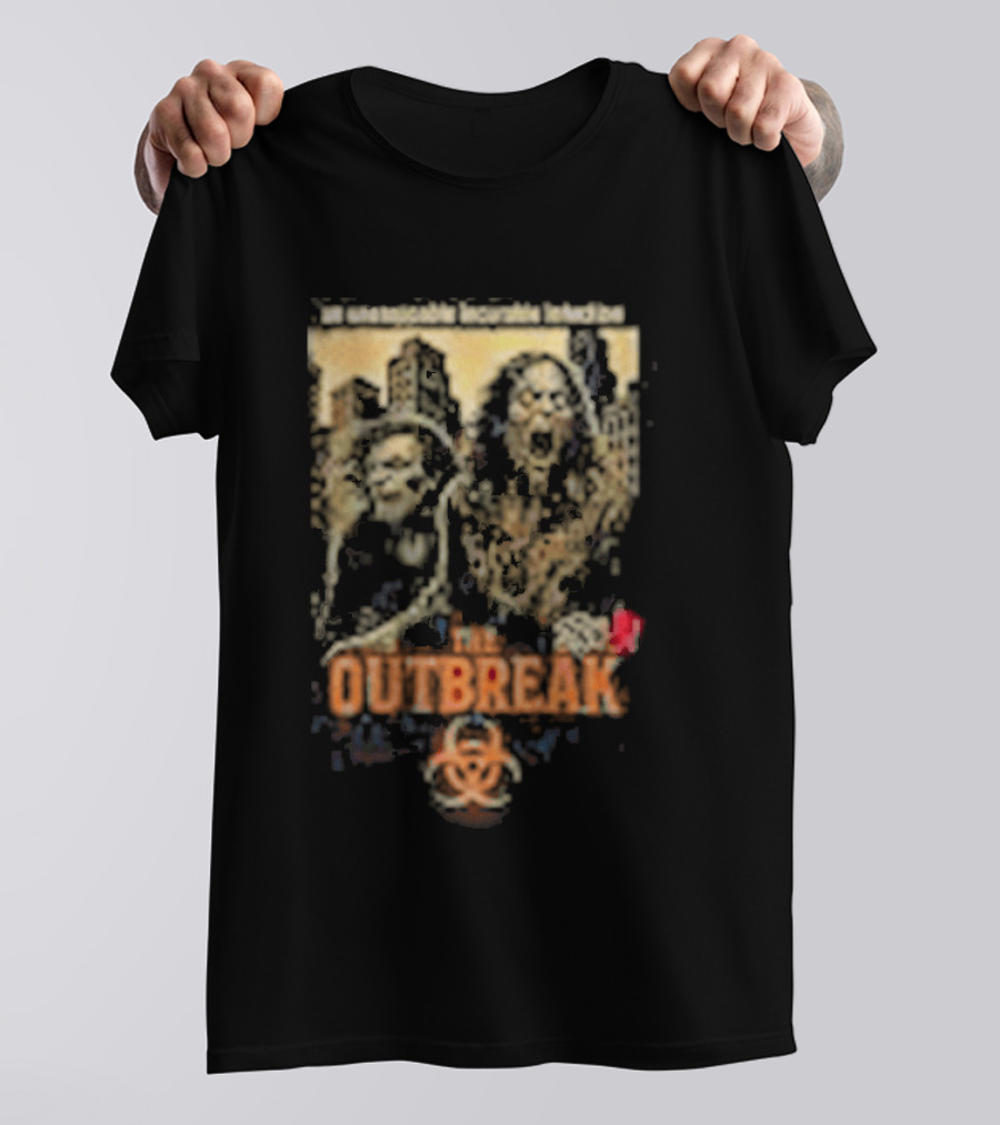 The Outbreak JCW Unstoppable Incurable Infection Retro Zombie T-Shirt