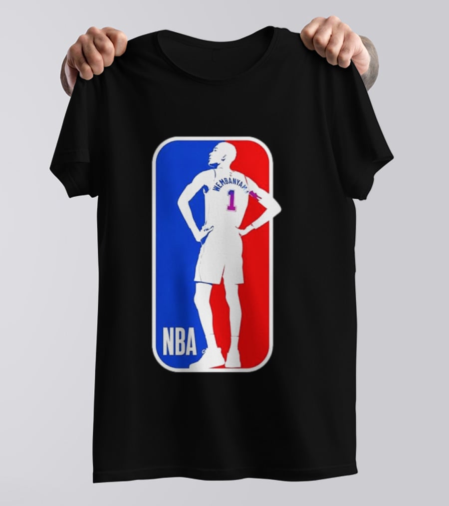 NBA Victor Wembanyama Number 1 Player T-Shirt