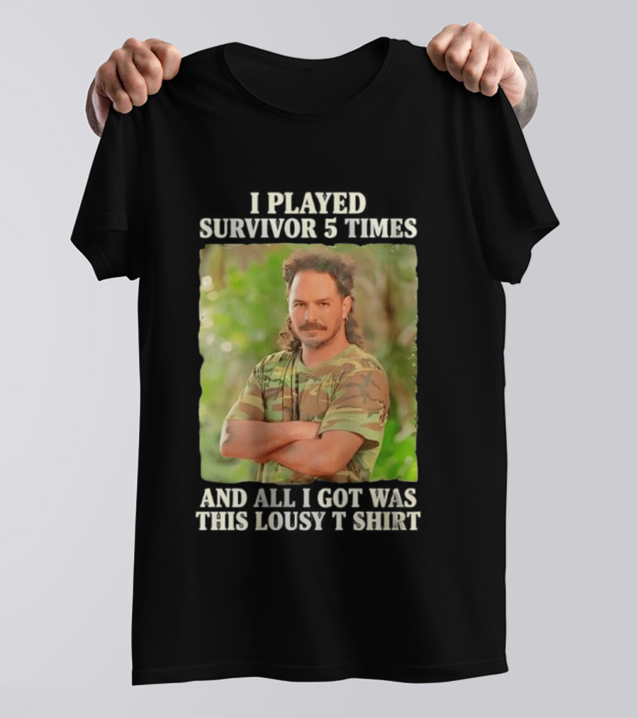 I Played Survivor 5 Times Ozzy Lusth All I Got Was This Lousy T-Shirt