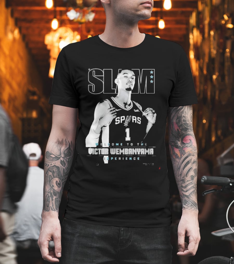 Slam Spurs Victor Wembanyama Welcome To The Future T-Shirt