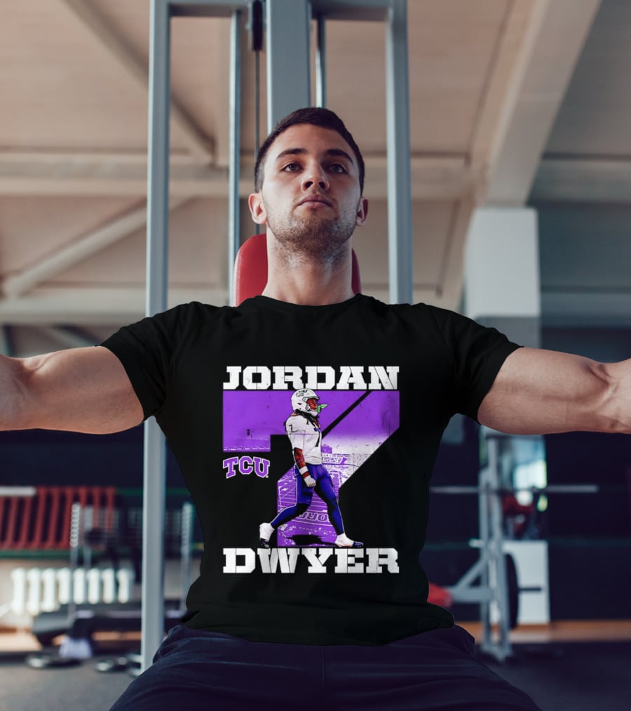 TCU Horned Frogs Football Jordan Dwyer Number 7 T-Shirt