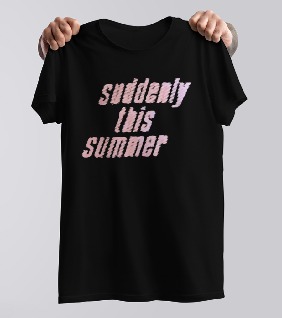 Suddenly This Summer Retro Vibe Pink T-Shirt