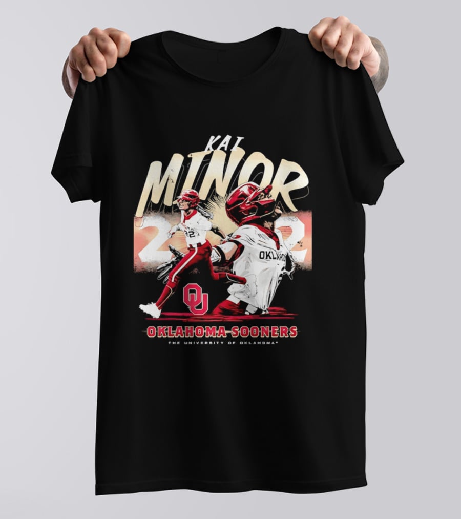 Kai Minor 2022 Oklahoma Sooners NCAA Softball The University Of Oklahoma T-Shirt