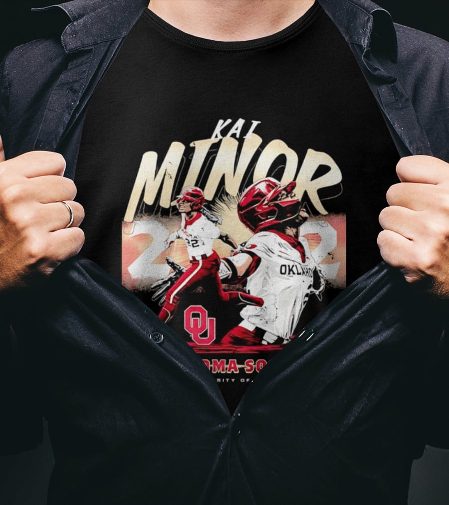 Kai Minor 2022 Oklahoma Sooners NCAA Softball The University Of Oklahoma T-Shirt