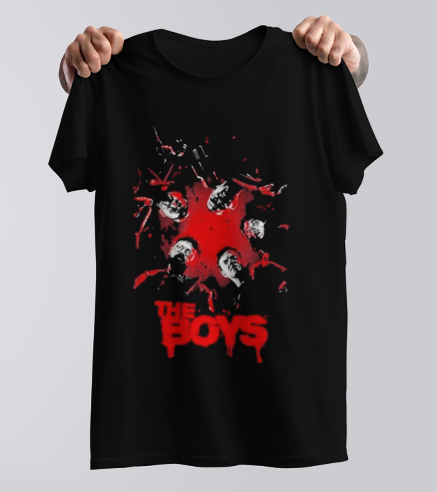 The Boys Blood Red Splatter Horror T-Shirt