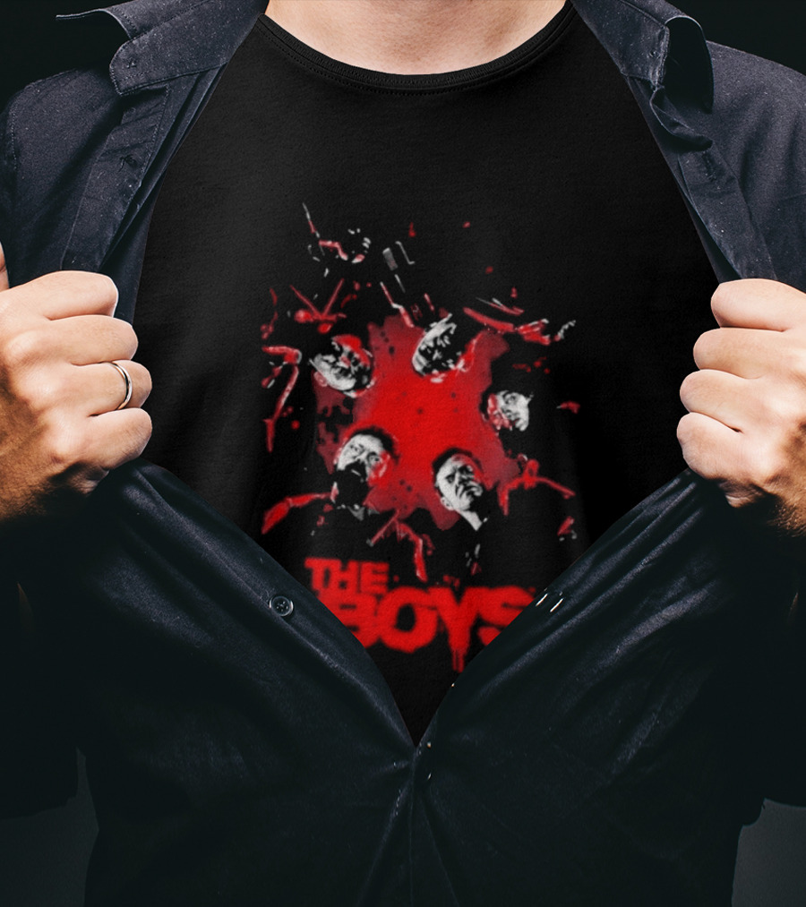 The Boys Blood Red Splatter Horror T-Shirt