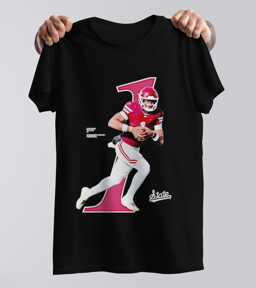 KaMario Taylor Number One Mississippi State Bulldogs Football T-Shirt