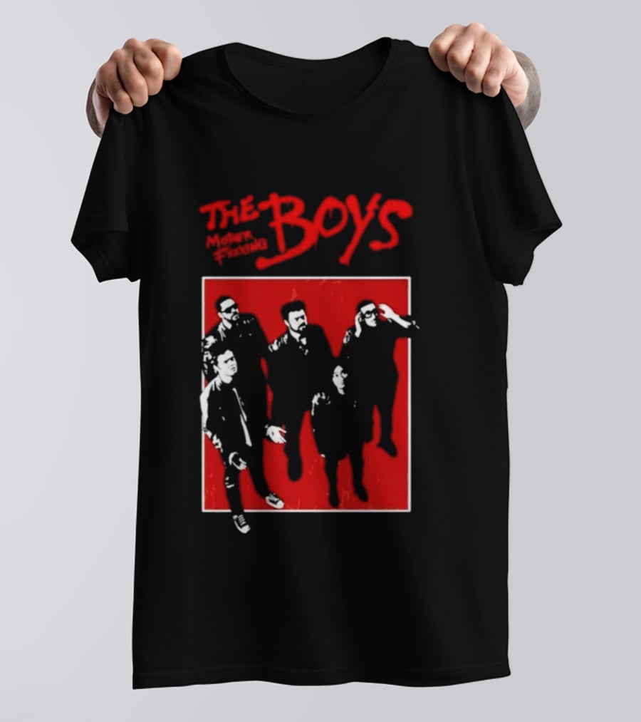 The Boys Mother Fucking Red Silhouette Cast T-Shirt