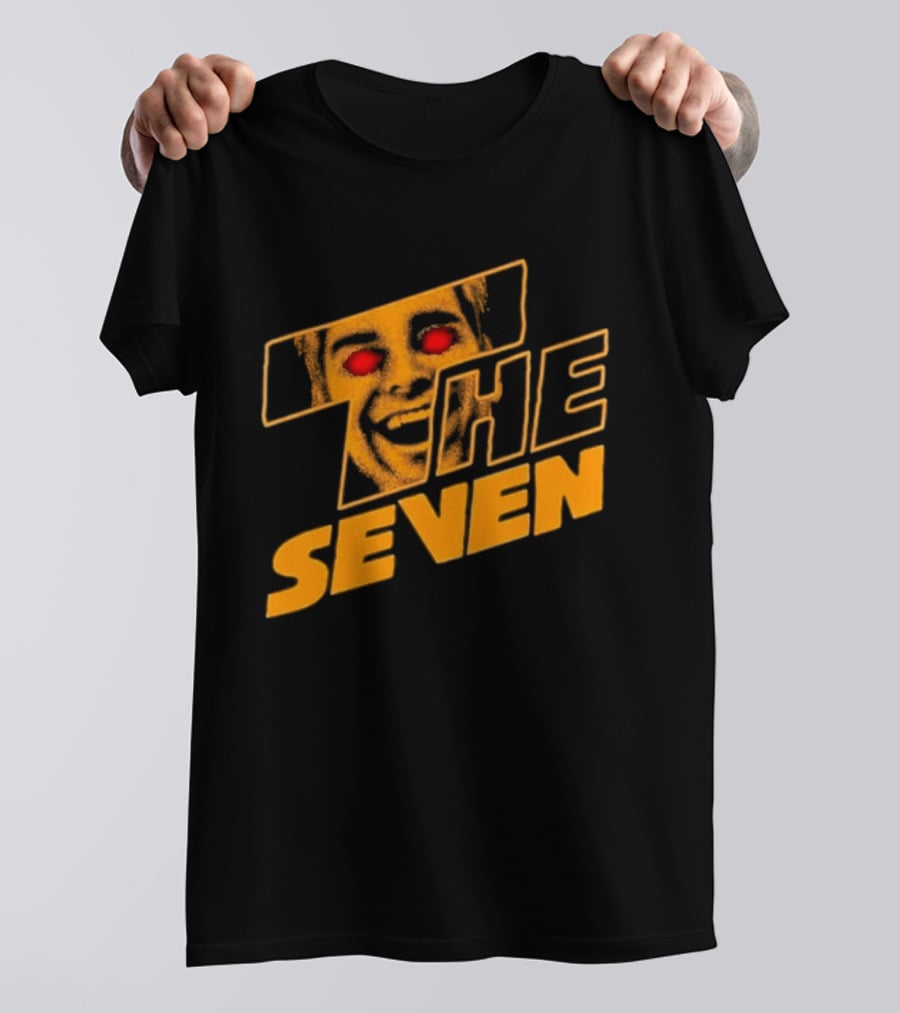 The Boys The Seven Homelander Red Eyes Yellow Face T-Shirt