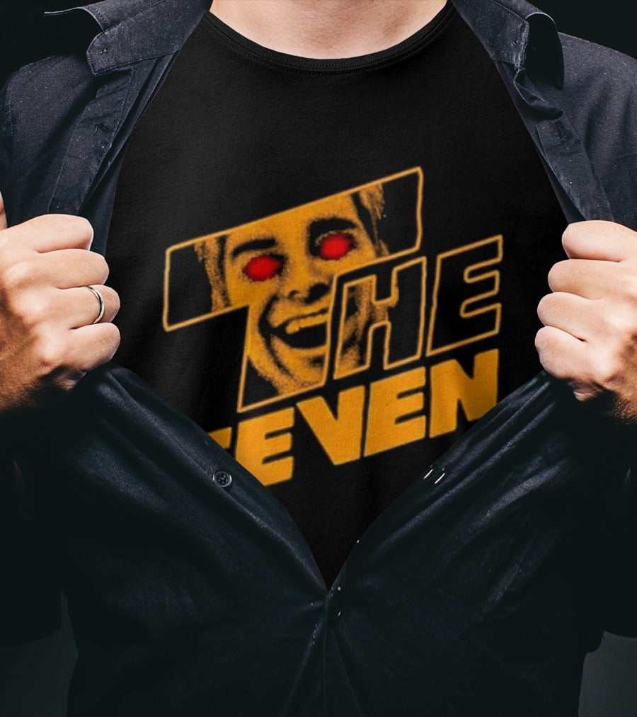 The Boys The Seven Homelander Red Eyes Yellow Face T-Shirt