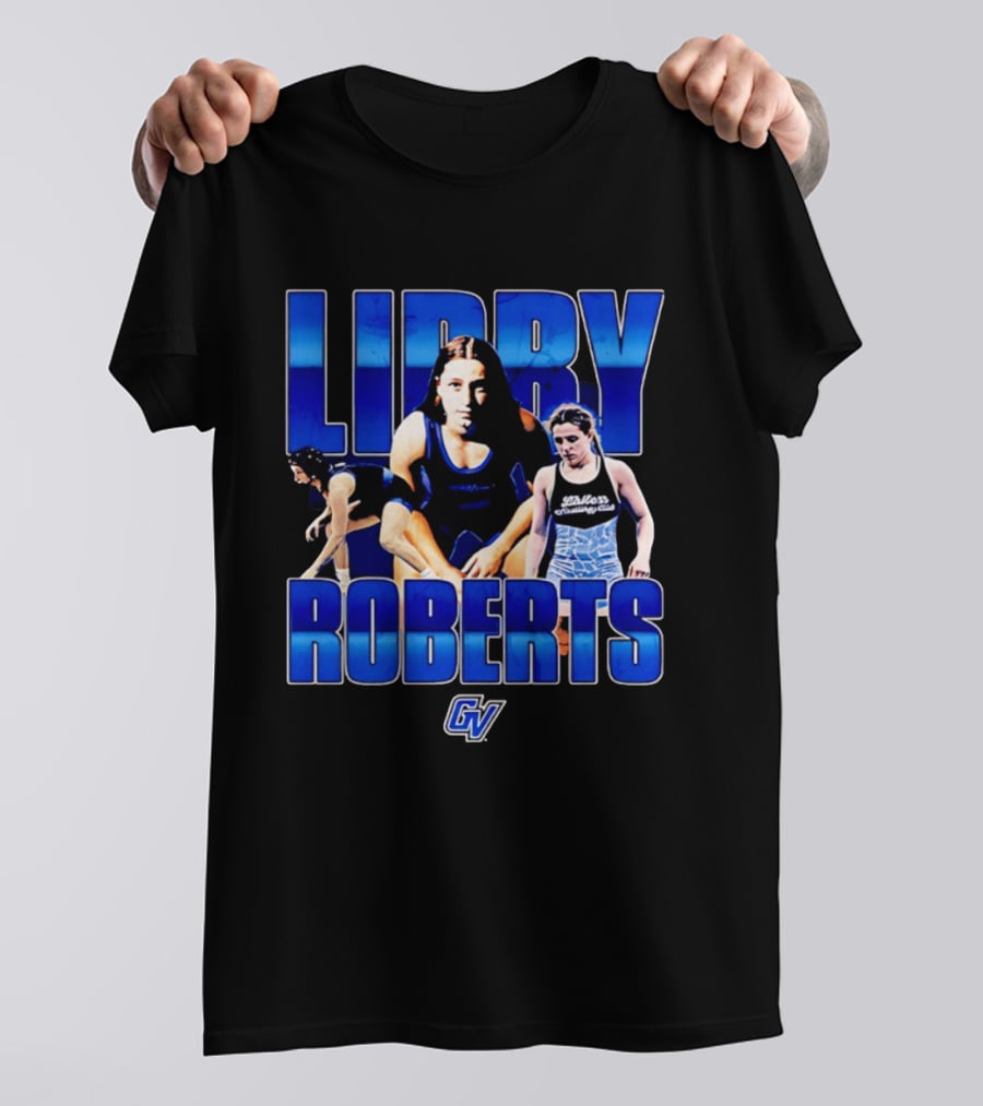 Libby Roberts Grand Valley Laker NCAA Wrestling GV T-Shirt